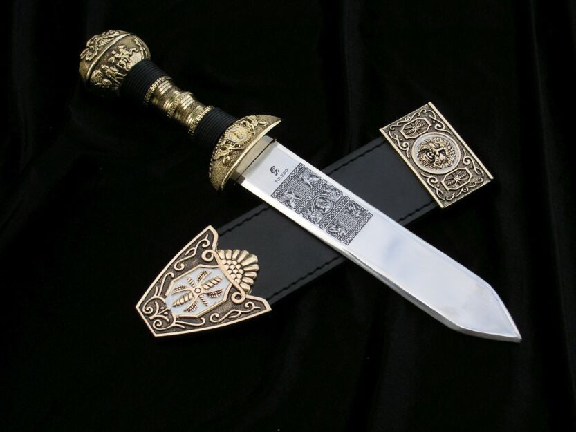 ROMAN Julius Caesar Pugio dagger with scabbard 512 DAGA