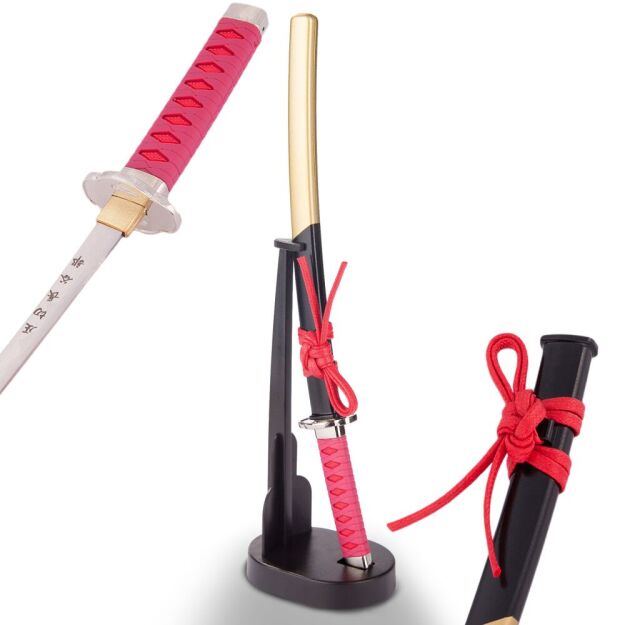 Oryginalna Japońska Katana Oda Nobunaga Nożyk do Listów ze Stojakiem MT-32N