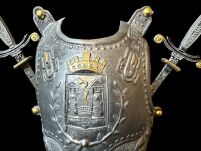 Cudna  Panoplia  rycerska z uchwytami na klucze  AG39/A.01 - 5