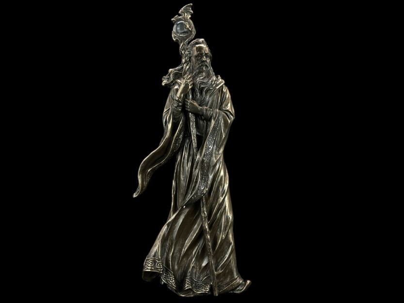 Rzeźba figurka Wielki Czarodziej MERLIN VERONESE (WU76427A1)