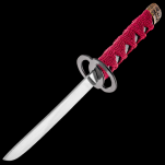 Nożyk do listów w formie japońskiego tanto ze stojakiem SW-1811BK 24 cm - 4