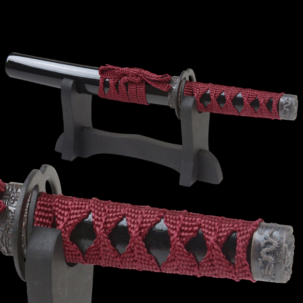 Nożyk do listów w formie japońskiego tanto ze stojakiem SW-1811BK 24 cm