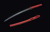 MIECZ SAMURAJSKI KATANA JAPONIA DO TRENINGU STAL 1060 KOD + STOJAK BL-4 - 3