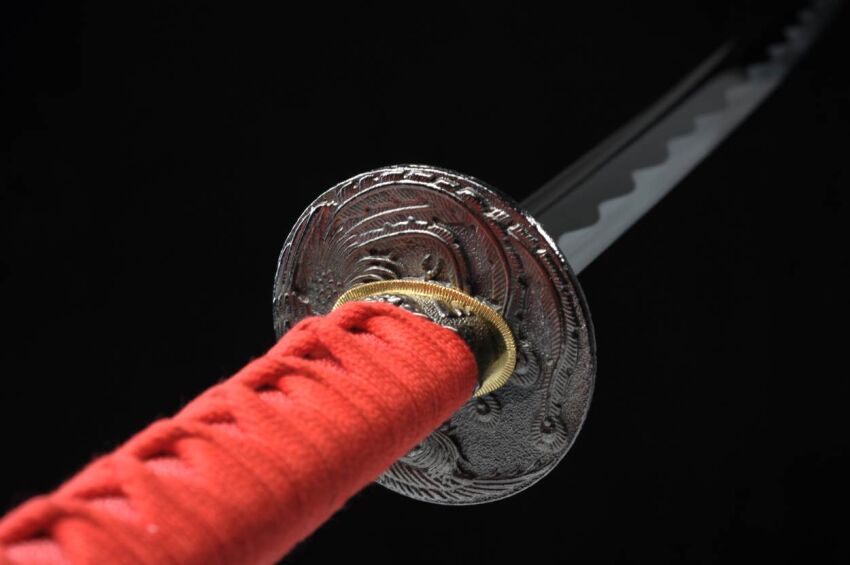 MIECZ SAMURAJSKI KATANA JAPONIA DO TRENINGU STAL 1060 KOD + STOJAK BL-4