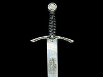 NOŻYK DO LISTÓW OKAZAŁY MIECZ JOANNY D'ARC (25)plus stojak - 5