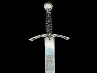 NOŻYK DO LISTÓW OKAZAŁY MIECZ JOANNY D'ARC (25)plus stojak - 11