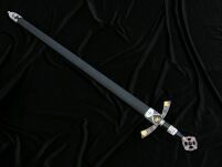 WSPANIAŁY MIECZ TEMPLARIUSZY Z POCHWĄ 4112/V  Pasowanie Wojowników Maryi - 2