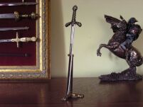 UNIKATOWY NOŻYK DO LISTÓW MIECZ RYSZARDA LWIE SERCE  (WMS-5) - 3