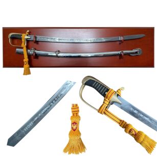 Szabla polska oficerska wz1921 z pochwą na tablo Honor i Ojczyzna G.Borowski - rozbieralna