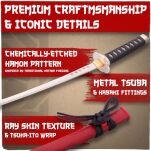 Oryginalna Japońska Katana Sakamoto Ryouma Nożyk do Listów ze Stojakiem MT-32R - 6