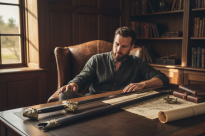 VIKING ornate sword with scabbard (3204/V) - 8