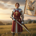 Medieval sword of the Virgin of Orleans Joan of Arc 255 - 9