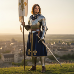 Medieval sword of the Virgin of Orleans Joan of Arc 255 - 10