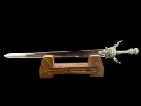 NOŻYK DO LISTÓW MINIATURKA MIECZ TERMINATOR (15)plus stojak - 2