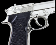 CHROMOWANA BERETTA 92F 9MM PARABELLUM  (1254/NQ) - 7