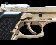 CHROMOWANA BERETTA 92F 9MM PARABELLUM  (1254/NQ) - 5