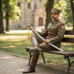 POLISH SABRE Officers WZ 1921 WITHOUT scabbard - 12