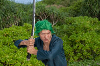 Miecz Katana Roronoa Zoro Yubashiri One Piece Drewniany JT10510 - 7