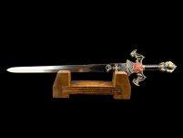 Nożyk do listów miniaturka miecz hrabiego Drakuli (21)plus stojak - 2