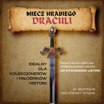 Nożyk do listów miniaturka miecz hrabiego Drakuli (21)plus stojak - 13