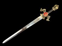 Nożyk do listów miniaturka miecz hrabiego Drakuli (21)plus stojak - 9