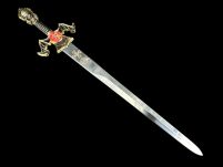 Nożyk do listów miniaturka miecz hrabiego Drakuli (21)plus stojak - 11