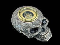 STEAMPUNK WISZĄCY ZEGAR CZASZKA VERONESE WU77266A4 - 6