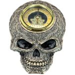 STEAMPUNK WISZĄCY ZEGAR CZASZKA VERONESE WU77266A4 - 8