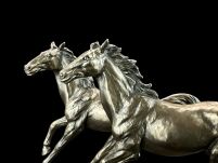 SCULPTURE GREAT Galloping Horses - VERONESE (WU76436A4) - 3