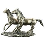 SCULPTURE GREAT Galloping Horses - VERONESE (WU76436A4) - 11