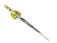 NOŻYK DO LISTÓW MINIATURKA HISTORYCZNY MIECZ CHIŃSKI JIAN (05) plus stojak - 8