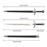 Miecz Geralta AERONDIGHT inspirowany The Witcher 3 Wild Hunt z Pochwą 82 cm JT6404 - 7