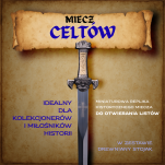 Nożyk do listów miniaturka miecz celtycki (29)plus stojak - 13