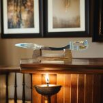 NOŻYK DO LISTÓW MINIATURKA FALCATA (32)plus stojak - 7