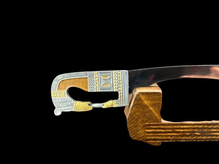 NOŻYK DO LISTÓW MINIATURKA FALCATA (32)plus stojak