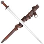 Ręcznie Kuty Miecz do Walki MIECZ WIKINGÓW Z POCHWĄ DO WALKI WS501561 - 7