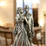 rzeźba Pozytywka Ślub Wesele Para Młoda Genesis GN10067A1 - 8