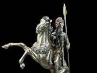 rzeźba statuetka Rzymski oficer wojskowy CENTURION na koniu VERONESE (WU76086A4) - 6