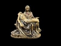 Figurka rzeźba mała Pieta - zdjęcie z krzyża Veronese WU78466AP - 2