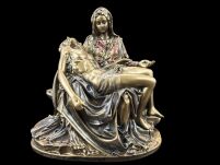 Figurka rzeźba mała Pieta - zdjęcie z krzyża Veronese WU78466AP - 6