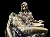 Figurka rzeźba mała Pieta - zdjęcie z krzyża Veronese WU78466AP - 9