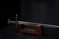 NOŻYK DO LISTÓW MINIATURKA HISTORYCZNY MIECZ KAROLA WIELKIEGO (06)plus stojak - 15