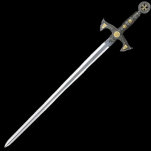 ŁADNY MIECZ TEMPLARIUSZY Z POCHWĄ (HK-5518) Pasowanie Wojowników Maryi - 3