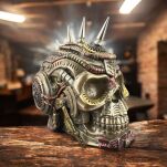 Szkatułka w kształcie czaszki Draugra STEAMPUNK Veronese WU78024A4 - 4