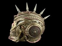 Szkatułka w kształcie czaszki Draugra STEAMPUNK Veronese WU78024A4 - 9
