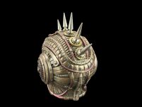 Szkatułka w kształcie czaszki Draugra STEAMPUNK Veronese WU78024A4 - 10