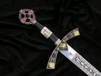 WSPANIAŁY MIECZ ZAKONU TEMPLARIUSZY 4112  Pasowanie Wojowników Maryi - 6