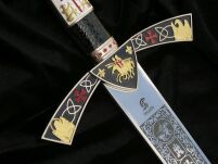 WSPANIAŁY MIECZ ZAKONU TEMPLARIUSZY 4112  Pasowanie Wojowników Maryi - 11