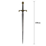 Miecz Viserys I Targaryen's Blackfyre Sword Inspirowany House of the Dragon z Zawieszką 108 cm JT6266B - 2