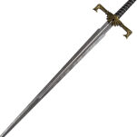Miecz Viserys I Targaryen's Blackfyre Sword Inspirowany House of the Dragon z Zawieszką 108 cm JT6266B - 3